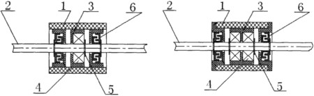 輸送機(jī)托輥輥體結(jié)構(gòu)圖